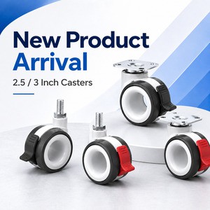 Chegada de novo produto: rodízios de 2,5/3 polegadas